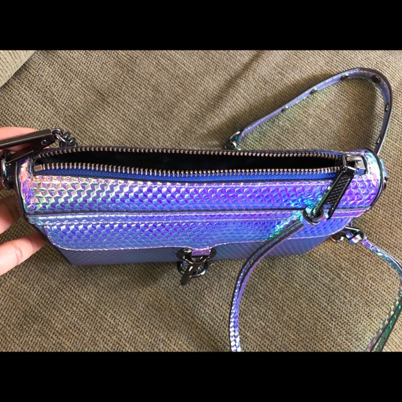 Rare NWOT Rebecca Minkoff Mac Hologram Iridescent - Picture 16 of 17